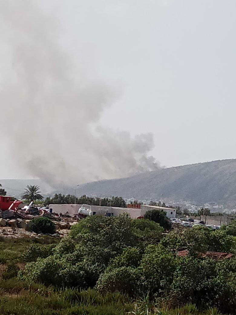 بنزرت.. اندلاع حريق مجددا بجبل الناظور